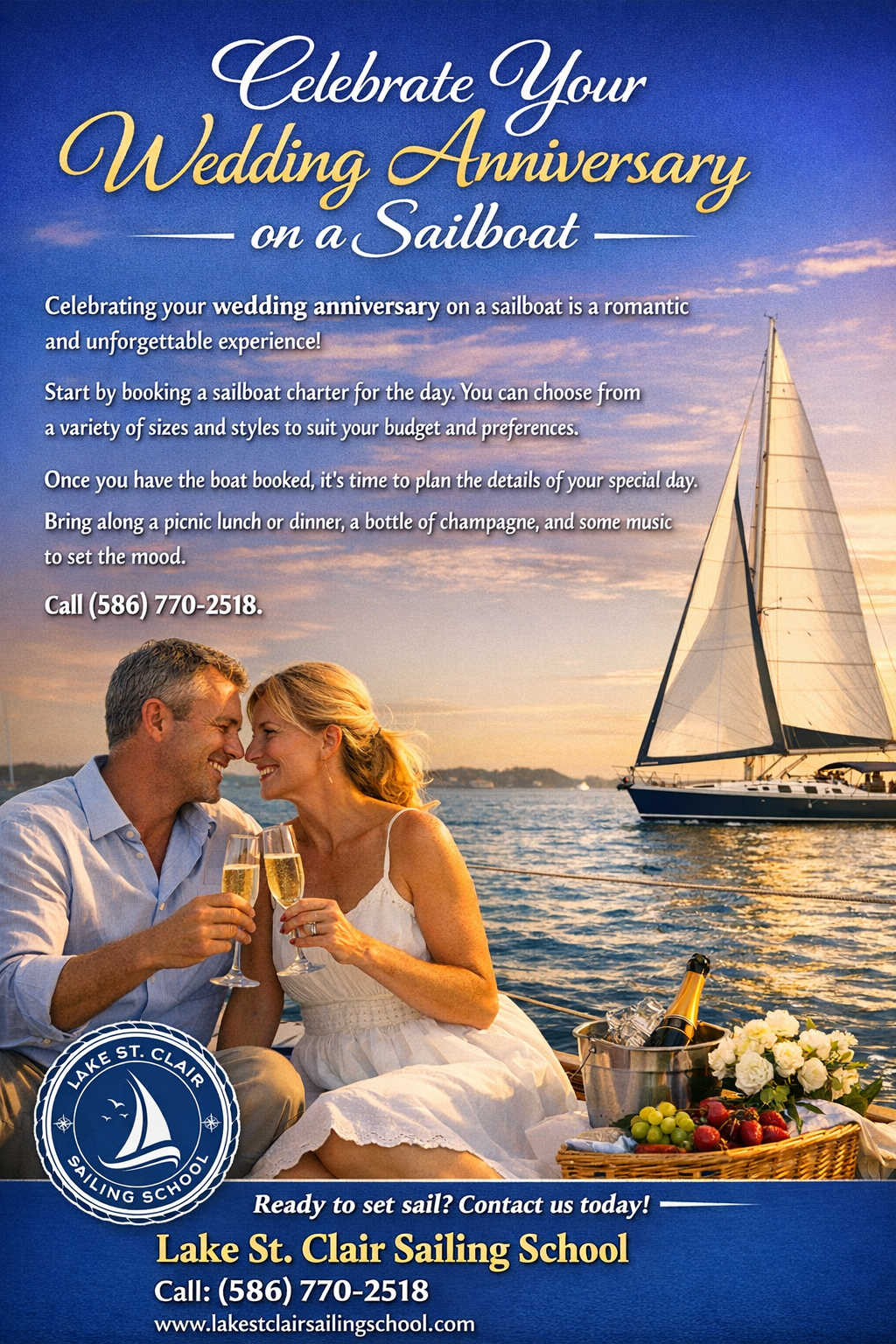 Read more about the article Wedding Anniversary Sailing