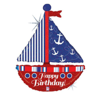 Birthday party on a sailing boat