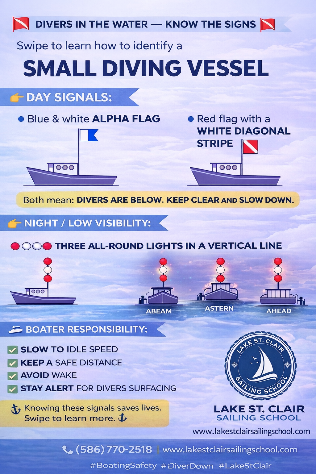 Read more about the article Small Diving Boat Signs
