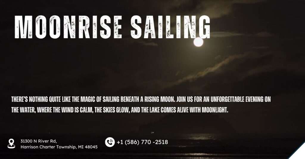 Moonrise sailing
