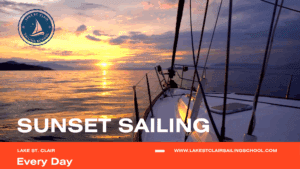 Read more about the article Private Sunset Sail at Lake St. Clair
