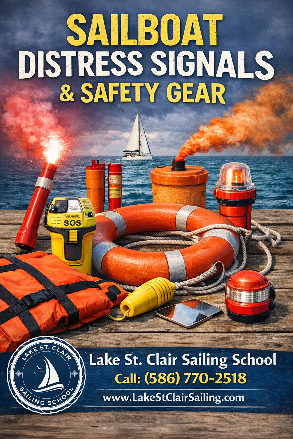 Read more about the article Distress Signals and Life Jackets for Lake St. Clair