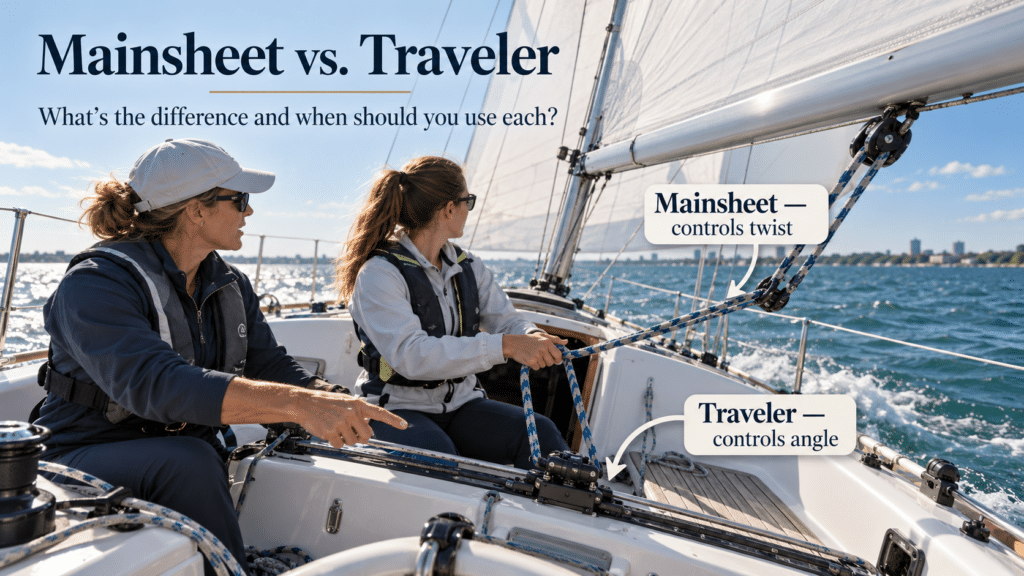 mainsheet vs traveler
